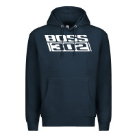 Navy boss 302 (white) Premium Hoodie - StudioElite