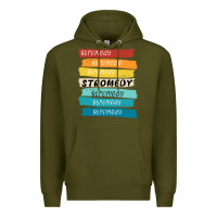 Army Green stromedy Premium Hoodie - StudioElite
