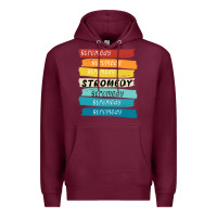 Burgundy stromedy Premium Hoodie - StudioElite
