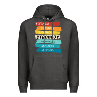 Charcoal Heather stromedy Premium Hoodie - StudioElite