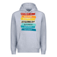 Heather Grey stromedy Premium Hoodie - StudioElite