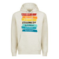 Oatmeal Heather stromedy Premium Hoodie - StudioElite