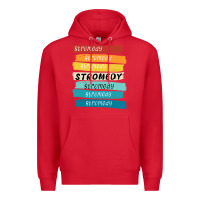 Red stromedy Premium Hoodie - StudioElite