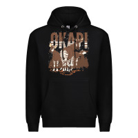 Black okapi t  shirt wildlife okapi lover africa safari zoo animal okapi t Premium Hoodie - StudioElite