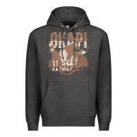 Charcoal Heather okapi t  shirt wildlife okapi lover africa safari zoo animal okapi t Premium Hoodie - StudioElite