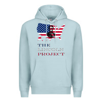Blue Mist the lincoln project save usa abraham lincoln american flag t shirt Premium Hoodie - StudioElite