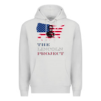 Dove Grey the lincoln project save usa abraham lincoln american flag t shirt Premium Hoodie - StudioElite