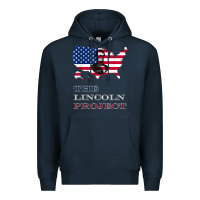 Navy the lincoln project save usa abraham lincoln american flag t shirt Premium Hoodie - StudioElite