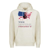 Oatmeal Heather the lincoln project save usa abraham lincoln american flag t shirt Premium Hoodie - StudioElite