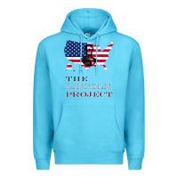 Ocean Blue the lincoln project save usa abraham lincoln american flag t shirt Premium Hoodie - StudioElite