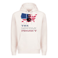 Pale Pink the lincoln project save usa abraham lincoln american flag t shirt Premium Hoodie - StudioElite