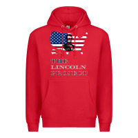 Red the lincoln project save usa abraham lincoln american flag t shirt Premium Hoodie - StudioElite