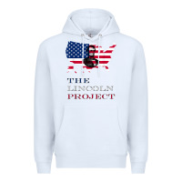 White the lincoln project save usa abraham lincoln american flag t shirt Premium Hoodie - StudioElite