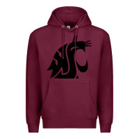 Burgundy washington state cougars football Premium Hoodie - StudioElite