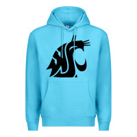 Ocean Blue washington state cougars football Premium Hoodie - StudioElite