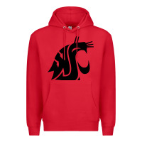 Red washington state cougars football Premium Hoodie - StudioElite