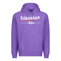 Purple president abraham lincoln campaign honest abe gift t shirt Premium Hoodie - StudioElite