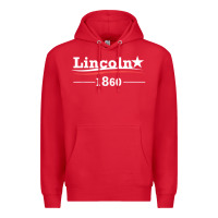 Red president abraham lincoln campaign honest abe gift t shirt Premium Hoodie - StudioElite