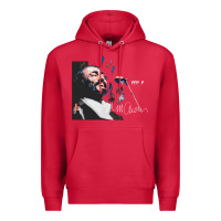 Cardinal Original Portrait of Luciano Pavarotti Premium Hoodie - StudioElite