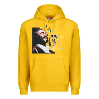 Lemon Original Portrait of Luciano Pavarotti Premium Hoodie - StudioElite