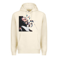 Tofu Original Portrait of Luciano Pavarotti Premium Hoodie - StudioElite
