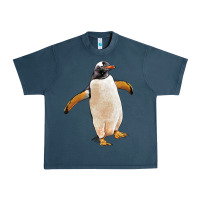 Midnight Navy penguin Urban Heavy Tee - LillyAllenDesigns
