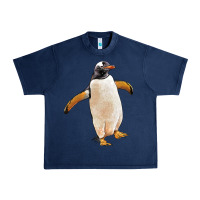 Navy penguin Urban Heavy Tee - LillyAllenDesigns