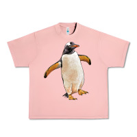 Salmon penguin Urban Heavy Tee - LillyAllenDesigns