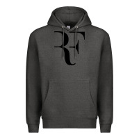 Charcoal Heather federer rf Premium Hoodie - StudioElite