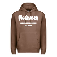 Chestnut Alexander Mcqueen Classic Premium Hoodie - StudioElite