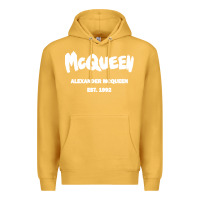 Mustard Alexander Mcqueen Classic Premium Hoodie - StudioElite