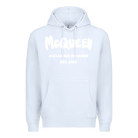 White Alexander Mcqueen Classic Premium Hoodie - StudioElite