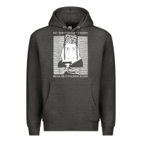 Charcoal Heather no i don't listen to music because it fuckking suckks t shirt Premium Hoodie - StudioElite