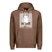 Chestnut no i don't listen to music because it fuckking suckks t shirt Premium Hoodie - StudioElite