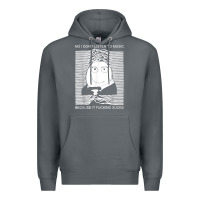 Rock no i don't listen to music because it fuckking suckks t shirt Premium Hoodie - StudioElite