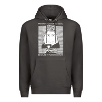 Smoke no i don't listen to music because it fuckking suckks t shirt Premium Hoodie - StudioElite