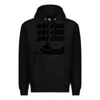 Black vintage ski doo Premium Hoodie - StudioElite