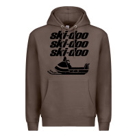 Coffee vintage ski doo Premium Hoodie - StudioElite