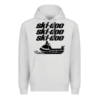 Dove Grey vintage ski doo Premium Hoodie - StudioElite