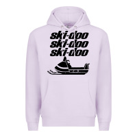 Lilac vintage ski doo Premium Hoodie - StudioElite