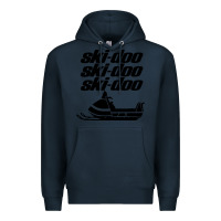 Navy vintage ski doo Premium Hoodie - StudioElite