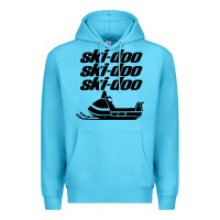 Ocean Blue vintage ski doo Premium Hoodie - StudioElite