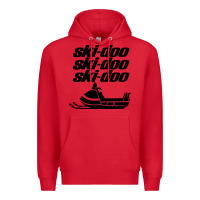 Red vintage ski doo Premium Hoodie - StudioElite