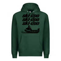 Sports Green vintage ski doo Premium Hoodie - StudioElite