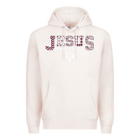 Pale Pink Texas A&m Aggies Jesus - Had 12 Men - Patterned Premium Hoodie - PixelFlow
