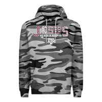 Slate Camo Texas A&m Aggies Jesus - Had 12 Men - Patterned Premium Hoodie - PixelFlow