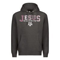 Smoke Texas A&m Aggies Jesus - Had 12 Men - Patterned Premium Hoodie - PixelFlow