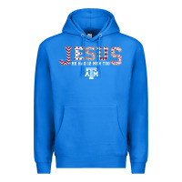 True Royal Texas A&m Aggies Jesus - Had 12 Men - Patterned Premium Hoodie - PixelFlow