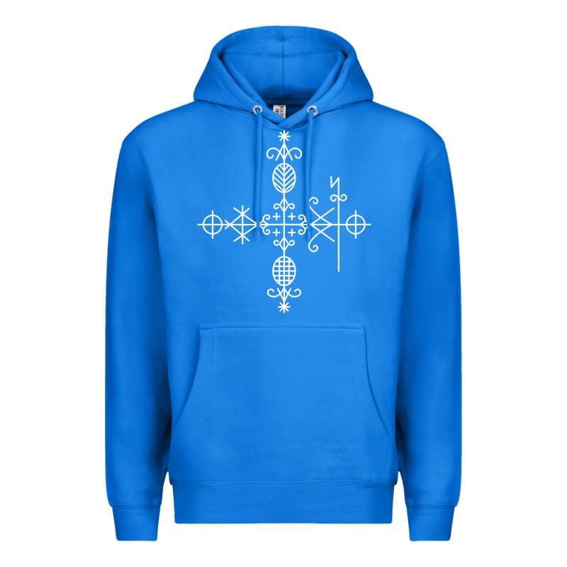 Haitian Veve  Voodoo Symbol T Shirt Premium Hoodie by PixelFlow | Teevron
