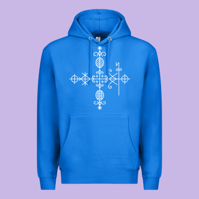 Haitian Veve  Voodoo Symbol T Shirt Premium Hoodie Designed By Pixelflow